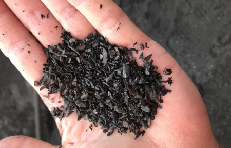Biochar is a charcoal-like substance that is a stable form of carbon