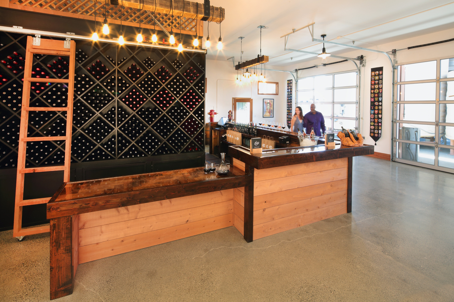 Hook & Ladder Winery Remodels with Redwood